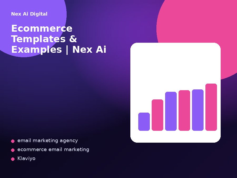 Ecommerce email examples and template patterns